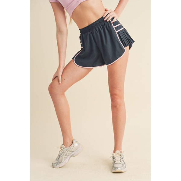 On Point Shorts | Navy + Pink - Joanna A. Boutique